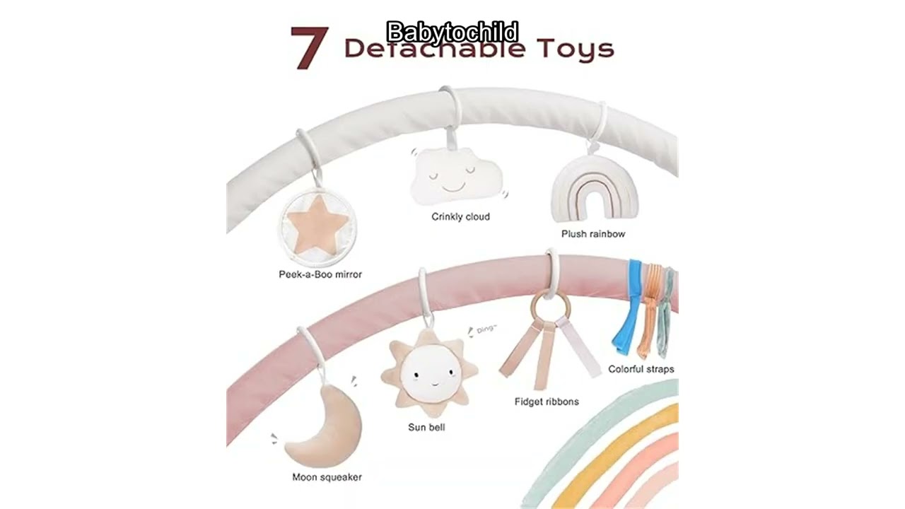 Обзор детского игрового коврика: идеальное решение для игр на животике, способствующее развитию в...