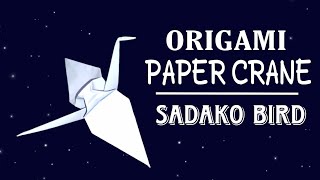 Sadako bird Origami Paper Crane Orizuru Paper Crane making 2026