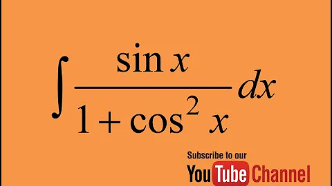 How to integrate sinx/(1+cos^2x), Integration by substitution, Indefinite Integral, Calculus