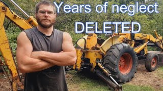 Our ABANDONED Case 580CK Backhoe gets some MUCH Needed Maintenance
