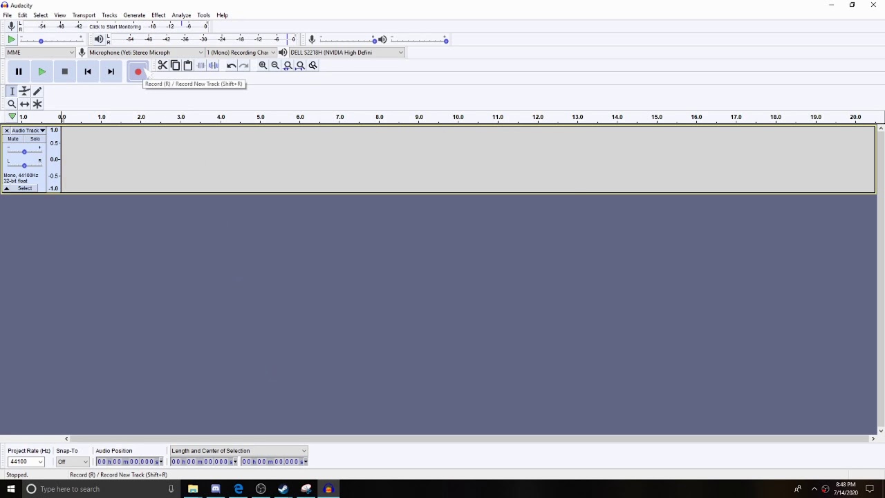 audacity record computer audio windows 10