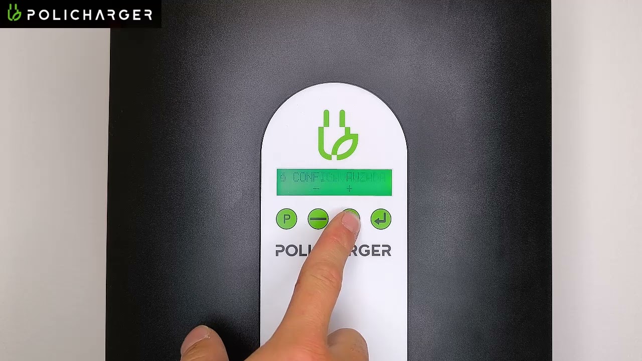 Configuración inicial de cargador  vehículo eléctrico