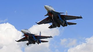 Парные Посадки Су-30См И Су-35С  