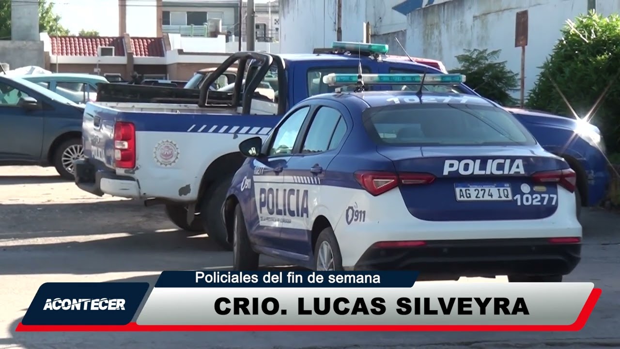 Marcos Juárez: Novedades policiales del fin de semana