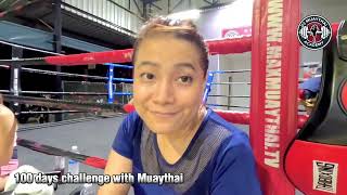 ฟิตหุ่นรับสงกรานต์กับ #100dayschallenge with #muaythai