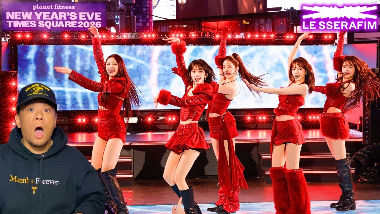 LE SSERAFIM (르세라핌) - "Spaghetti" and "Crazy" [2026 Dick Clark's New Year's Rockin' Eve] Reaction