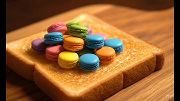 1 Hour of AI ASMR  Spreading items on toast 🍞