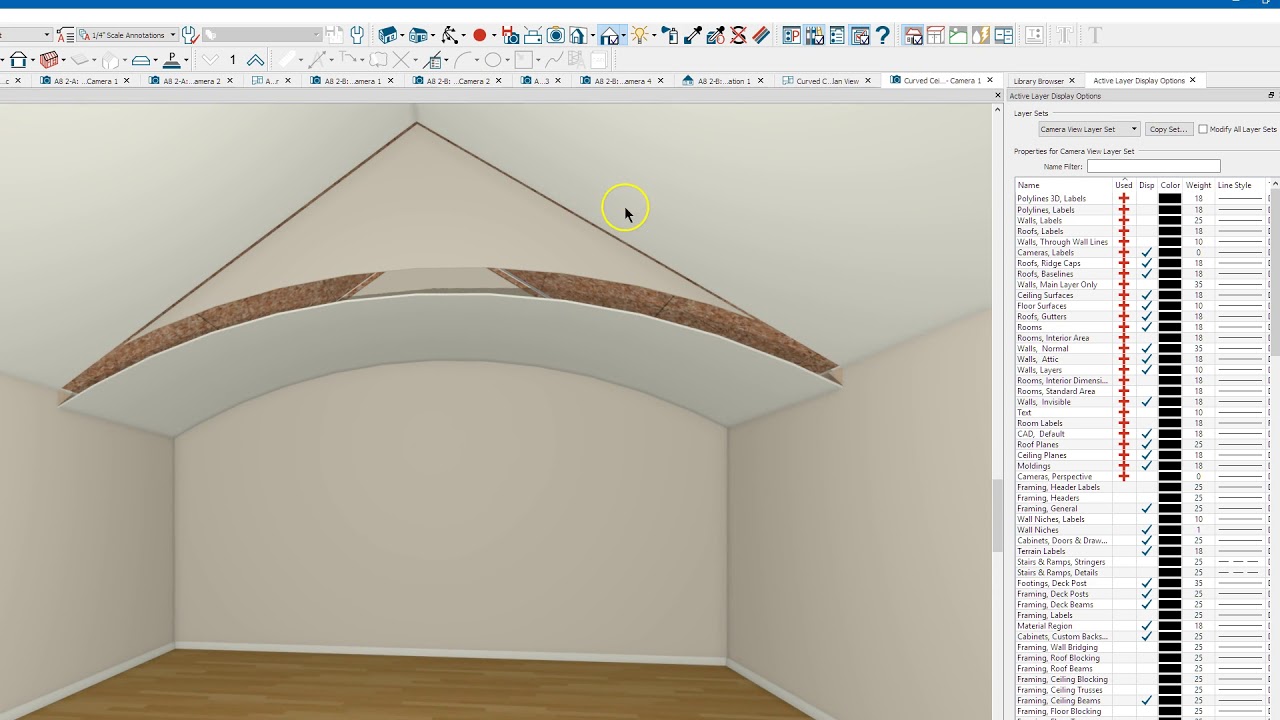 SN Curved Ceiling/Attic Wall Above YouTube