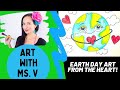Earth day art from the heart