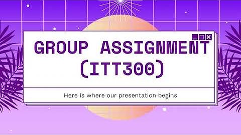 ITT300 Video Presentation - Subnetting IPv4 Addressing
