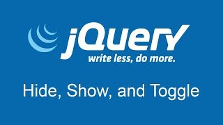 The jQuery Hide, Show, and Toggle Functions
