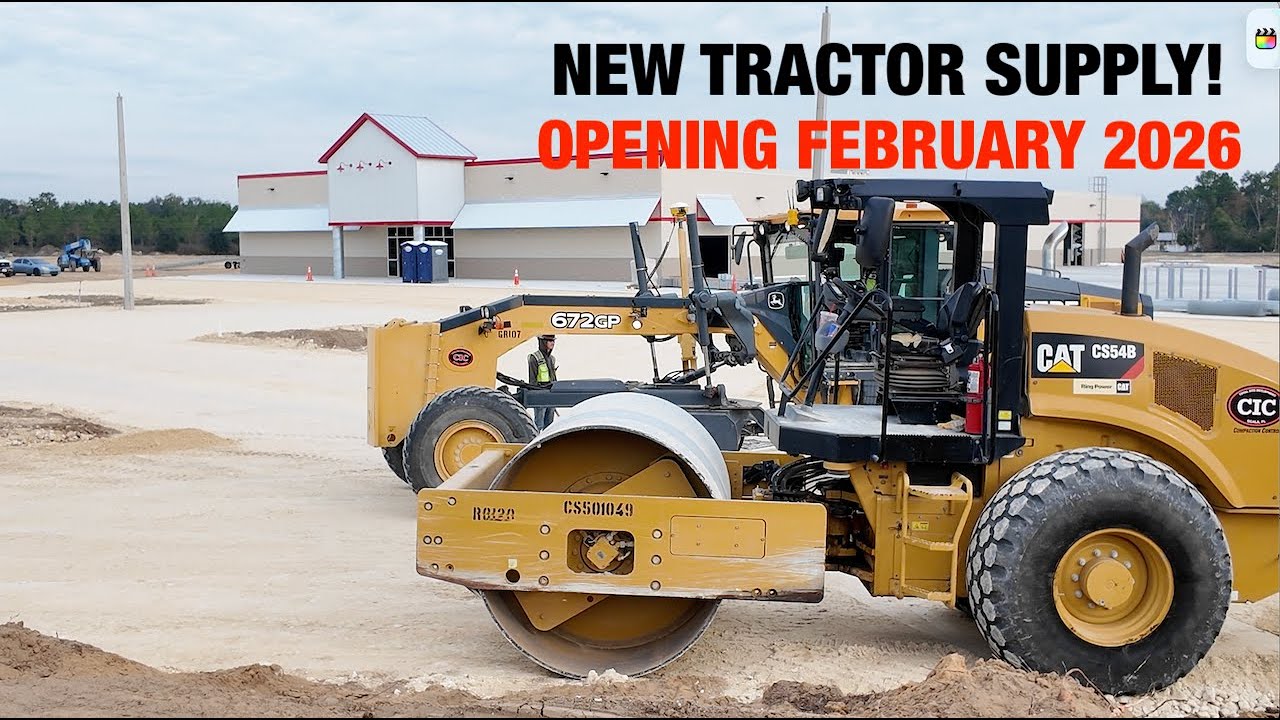 Tractor Supply Ocala: Final Paving & Exterior Details! (Opening February 2026) 🚜🏗️