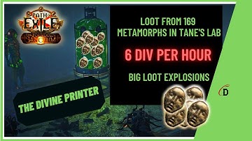 THE DIVINE PRINTER - LOOT FROM 169 METAMORPHS IN TANE