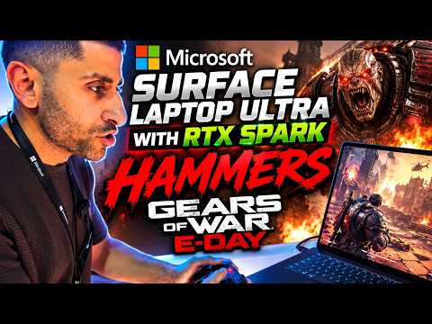 Microsoft Surface Laptop Ultra With RTX Spark HAMMERS Gears Of War: E-Day