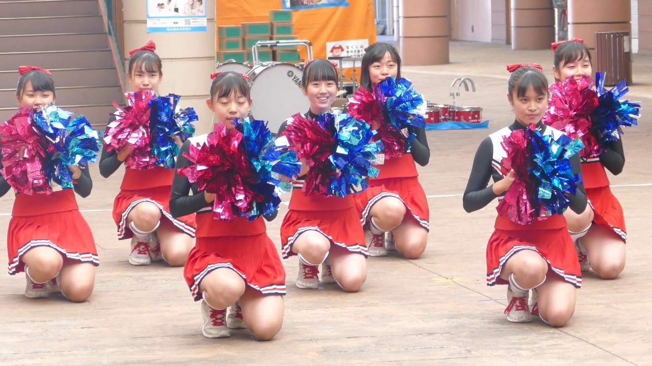 4K　チアダンス【福山誠之館高校】2018 11 ③