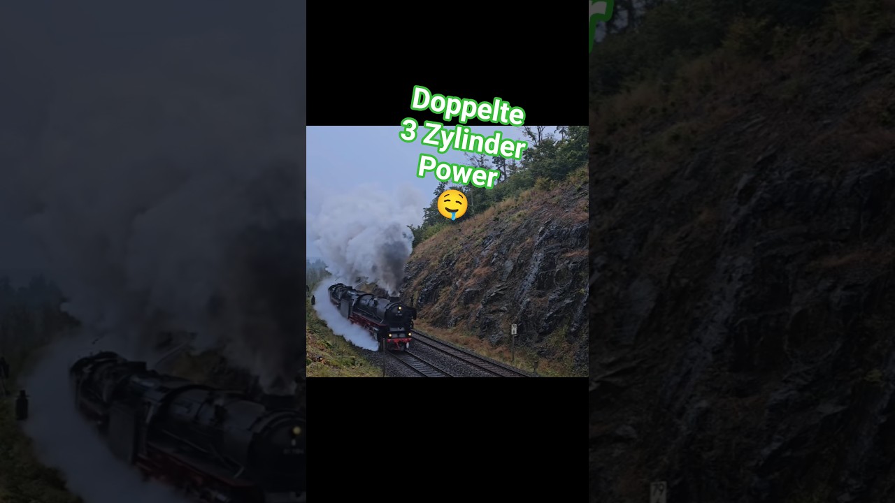 01 1104 & 01 1075 donnern die Schiefe Ebene hoch 