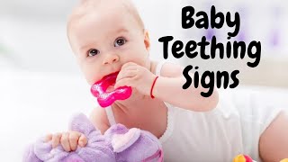 Baby Teething symptoms and Relief