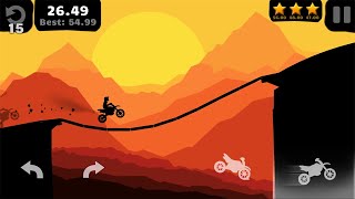 Sunset Racer Mototrial Android gameplay screenshot 1