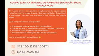 CODIRO 2026 : LA REALIDAD DE FORMARSE EN CIRUGÍA BUCAL Y MAXILOFACIAL
