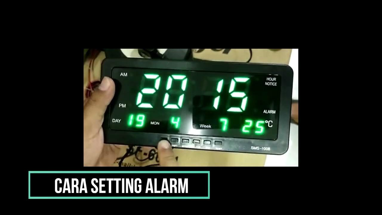 Alarm setting