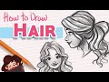 HOW TO DRAW HAIR ✏️💇‍♀️ | Art Basics Tutorial