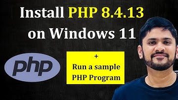 How to install PHP 8.4.13 on Windows 11 | Amit Thinks