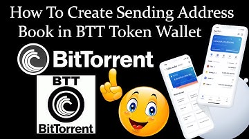 How To Create Sending Address Book in BTT Token Wallet | Crypto Wallets Info