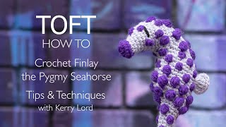Crocheting Finlay the Pygmy Seahorse