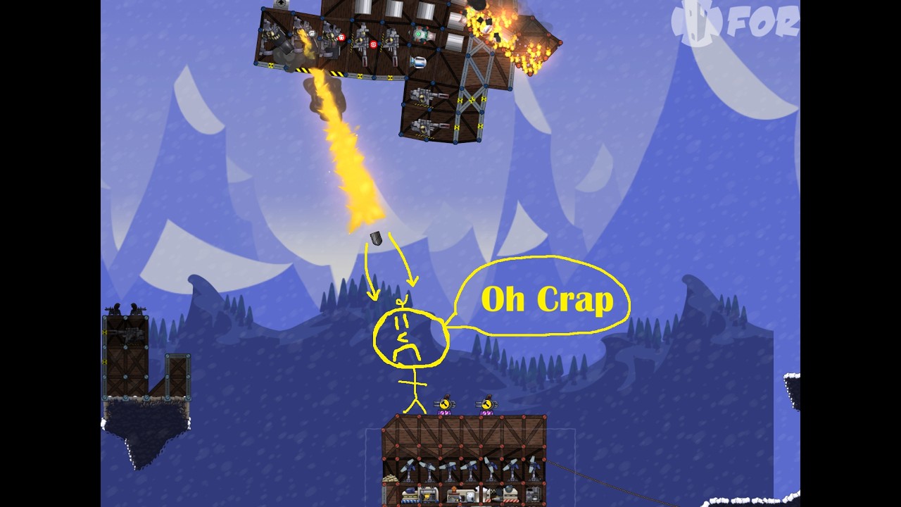 Building a massive Bomber plane - Forts Modded