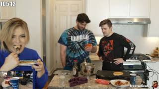 HasanAbi June 1, 2021 - Hasan explains Communism to Nick Polom while making Breakfast, also DOG!