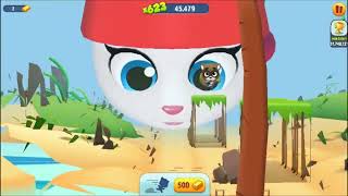 La Isla Tropical Hablando Elfo Angela Vamos A Comer El Ladrón Mapache.