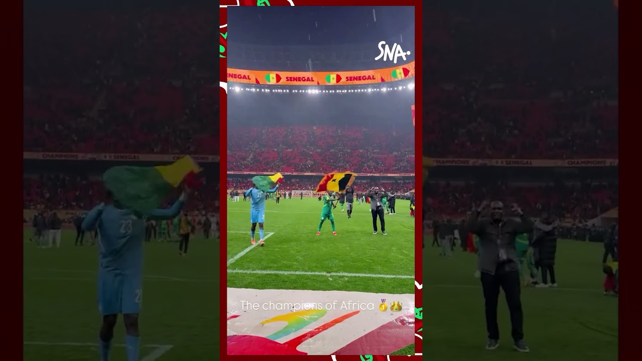 La joie des Champions d’Afrique ⭐️⭐️🇸🇳🏆