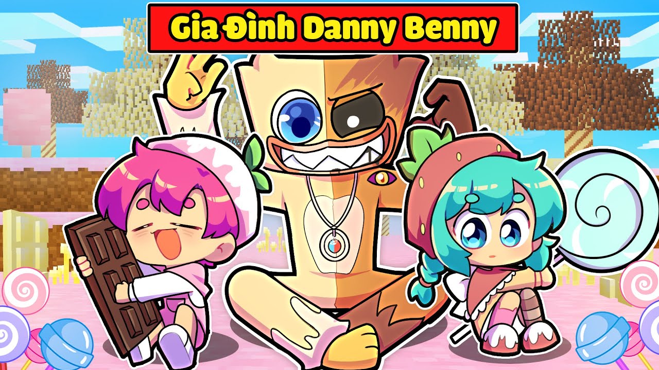 EM BÉ YUMMIE ĐƯỢC GIA ĐÌNH DANNY BENNY NHẬN NUÔI TRONG MINECRAFT*YUMMIEDANNY BENNY 😏🥺🥰