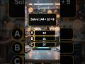 Math trivia quiz #shortsfeed #ytshorts #shortsbeta #quiz #youtubeshorts #maths #mathematics #math