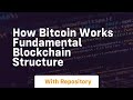 how bitcoin works fundamental blockchain structure