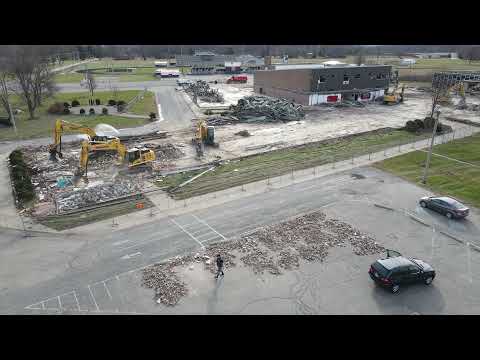 Greenon High School Demolition 12/23/2021 (Part 1)