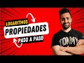 🎯 DOMINA las PROPIEDADES de LOGARITMOS en SEGUNDOS 😱 | Paso a Paso