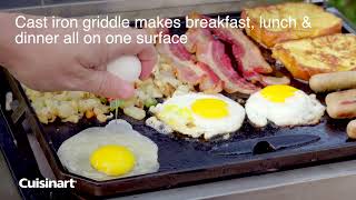 Cuisinart Outdoor Grilling | 3-in-1 Pizza Oven Plus: How-To Griddle