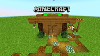 MINECRAFT: Tutorial membuat rumah survival yang sangat simpel (Starter House)