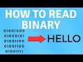 How to convert binary to text  easiest tutorial