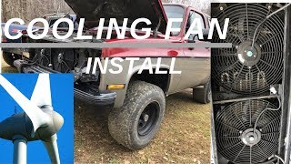 COOlling Fan INSTALL ON CHEVY SQUARE BODY