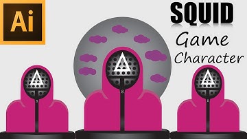 Adobe Illustrator Create a Squid Game Character Design in illustrator