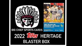 2022 Topps Heritage Blaster Box Opening 2022 Topps Heritage Blaster Box Opening