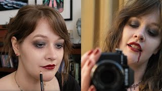 vampire makeup tutorial & my costume plans for halloween using stuff i already own!