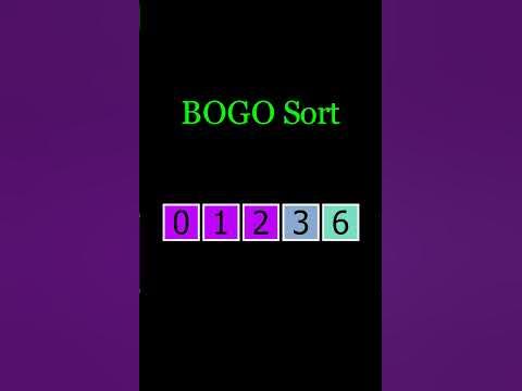 Bogo Sort Visually Explained #5 - YouTube