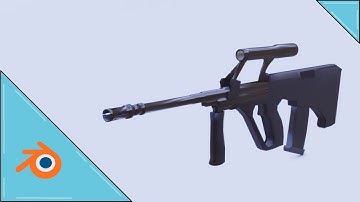 Blender 3D Making Steyr Aug |part 1|