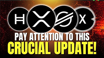 If You Hold XRP XLM XDC & HBAR This Is VERY CRUCIAL To Know