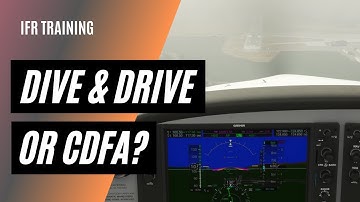 Dive and Drive or CDFA? | KRNT Renton, Washington RNAV 34