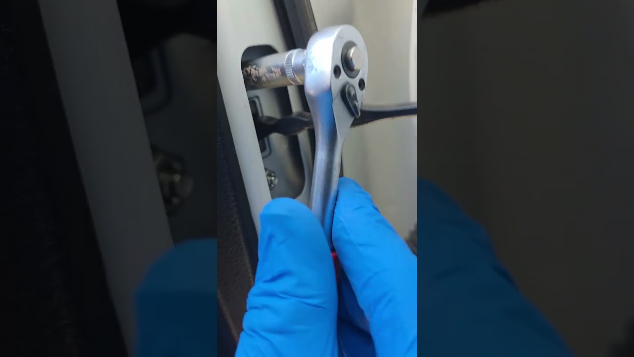 Toyota Tundra Door Stop Repair #toyota #tundra #diy #carsofyoutube #autoglassadventures
