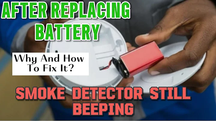 Smoke Detector Beeping After Battery Change Why? (How To Fix It!)